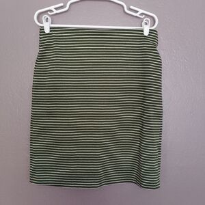 Old Navy Ponte Knit Nautical Pencil Skirt Stretchy Size M